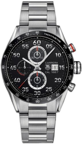TAG Heuer Carrera Calibre 1887 43 Stainless Steel / Black / Bracelet